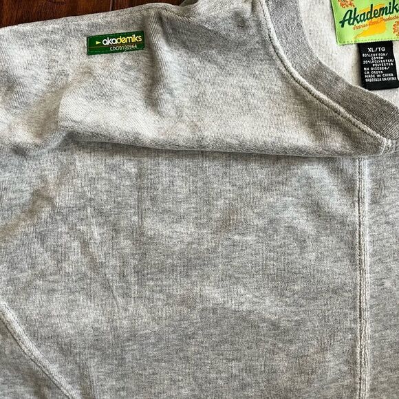 Grey Comfy and Cozy Akademiks Festival Wear Sleeveless Sweater - Picture 4 of 6